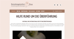 Desktop Screenshot of bestattungsueberfuehrungen.com